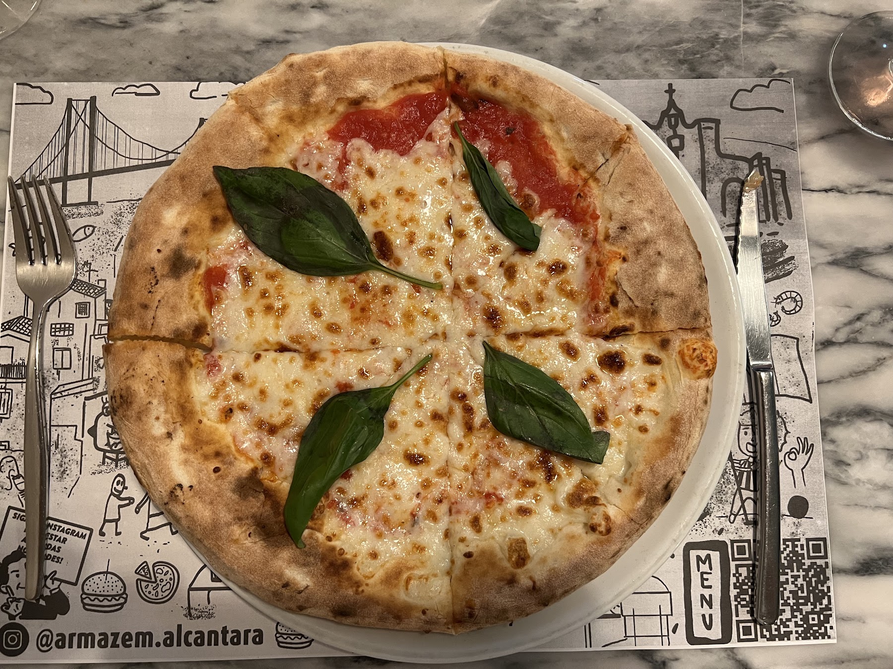 margherita pizza